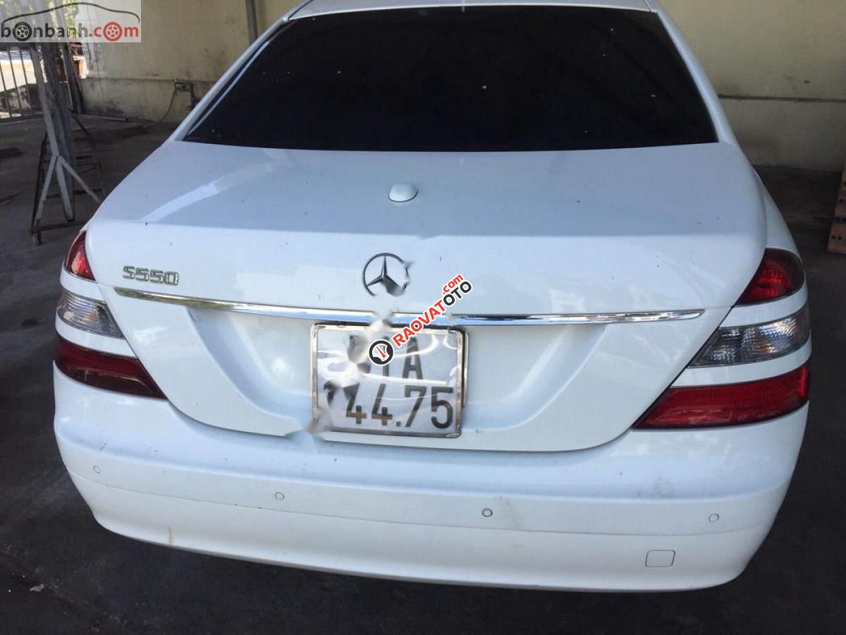 Bán xe Mercedes Benz S550 2006, màu trắng xe gia đình-0