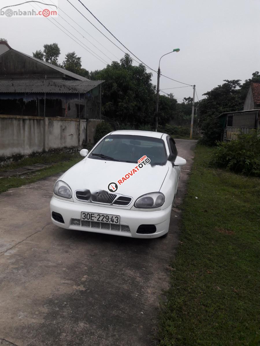 Cần bán lại xe Daewoo Lanos 2002, màu trắng, xe nhập chính hãng-5