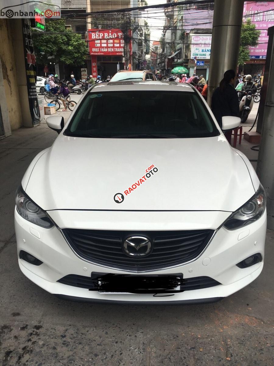 Cần bán lại xe Mazda 6 2.5 đời 2014, màu trắng chính chủ-2
