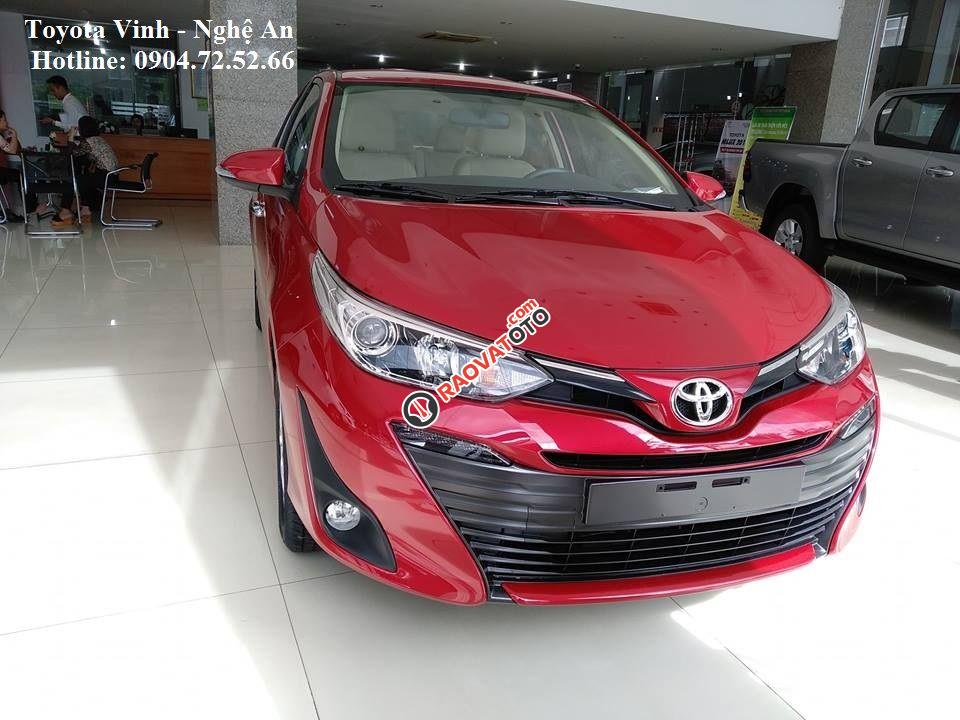 Toyota Vinh - Nghệ An - Hotline: 0904.72.52.66, bán xe Vios G 2019 tự động giá tốt khuyến mãi khủng trả góp 0%-2