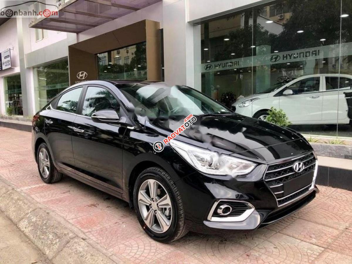 Cần bán Hyundai Accent 1.4 AT đời 2019, màu đen, giá chỉ 540 triệu-0