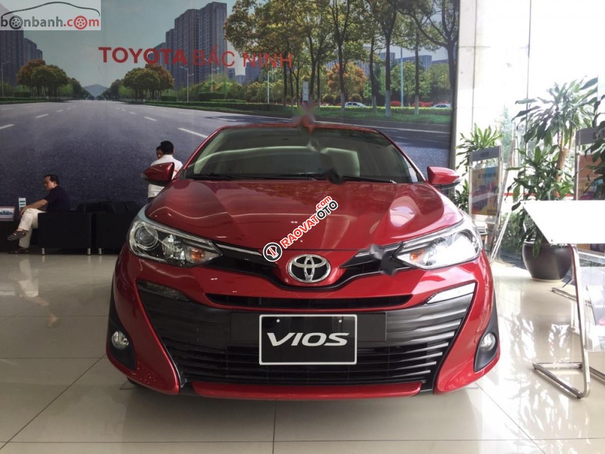 Cần bán xe Toyota Vios 1.5 CVT đời 2019, màu đỏ, 540tr-0