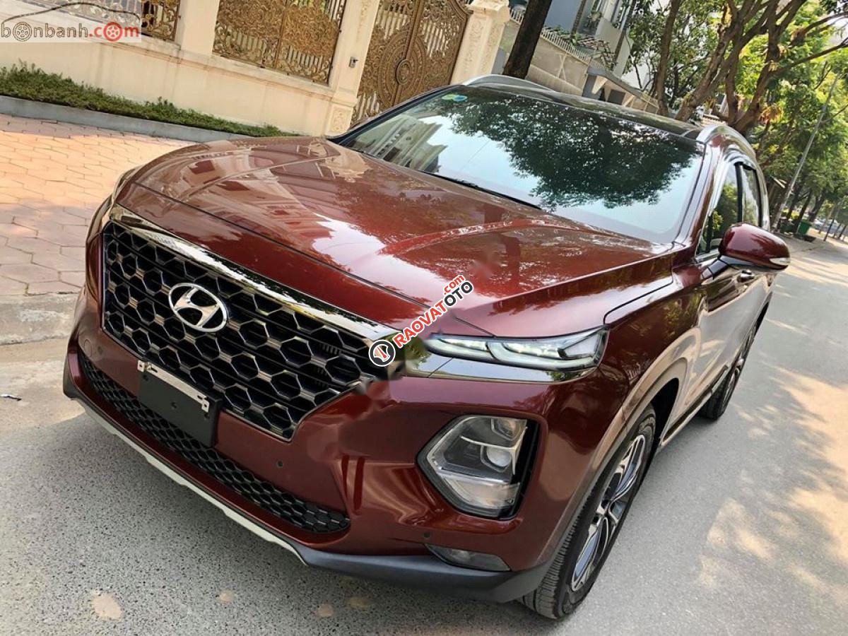 Bán Hyundai Santa Fe 2.2D HTRC sản xuất 2019, màu đỏ-7