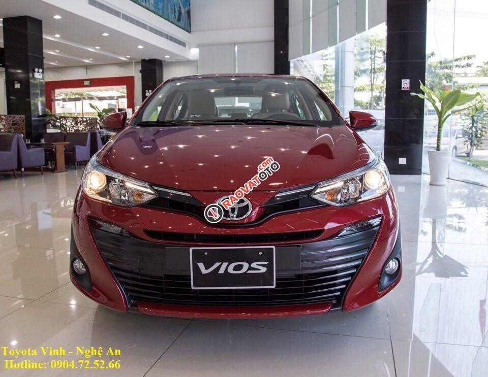 Toyota Vinh - Nghệ An - Hotline: 0904.72.52.66, bán xe Vios G 2019 tự động giá tốt khuyến mãi khủng trả góp 0%-0