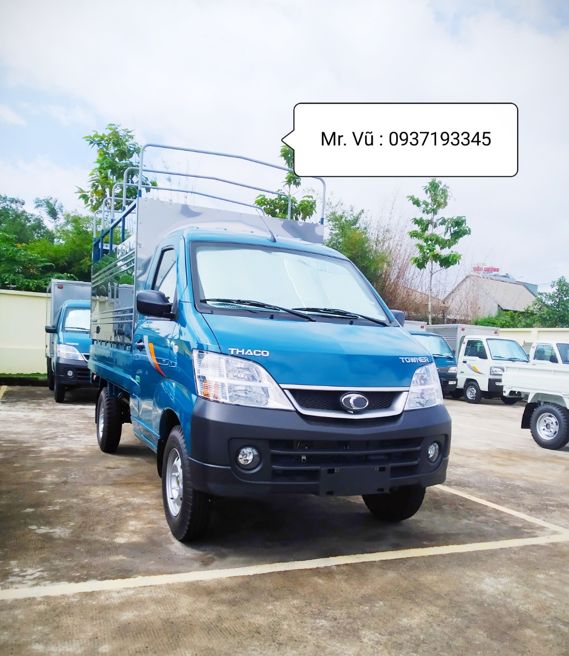 Cần mua bán xe tải Thaco Towner990- 990kg giá tốt, hỗ trợ trả góp Bà Rịa Vũng Tàu-0
