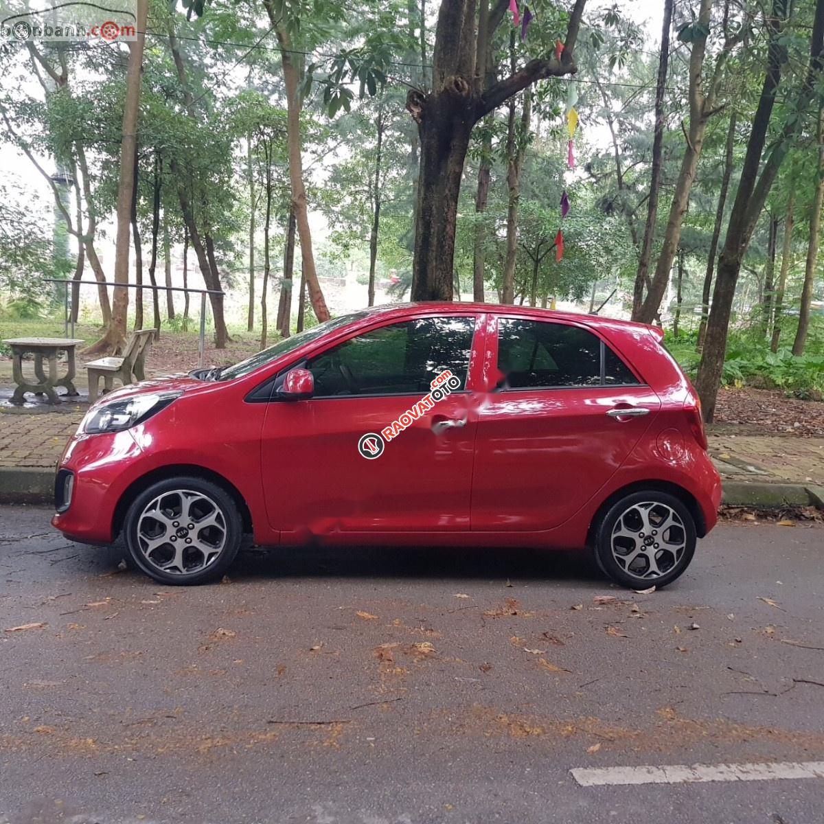 Cần bán lại xe Kia Morning sản xuất 2015, màu đỏ xe còn mới-0