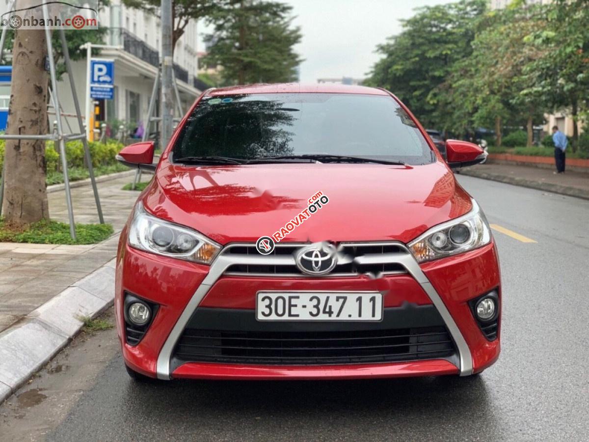Bán Toyota Yaris 1.3G năm 2016, màu đỏ, nhập khẩu  -0