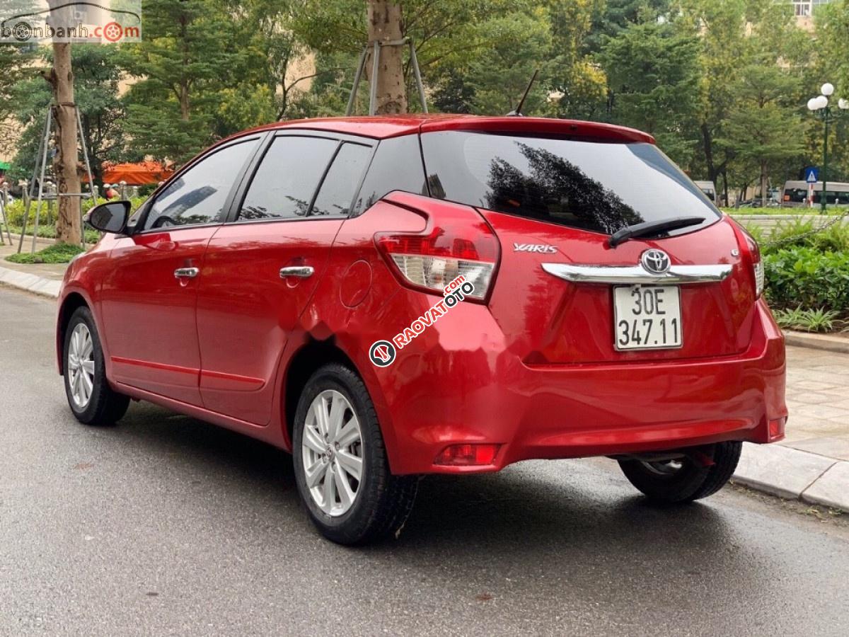 Bán Toyota Yaris 1.3G năm 2016, màu đỏ, nhập khẩu  -3