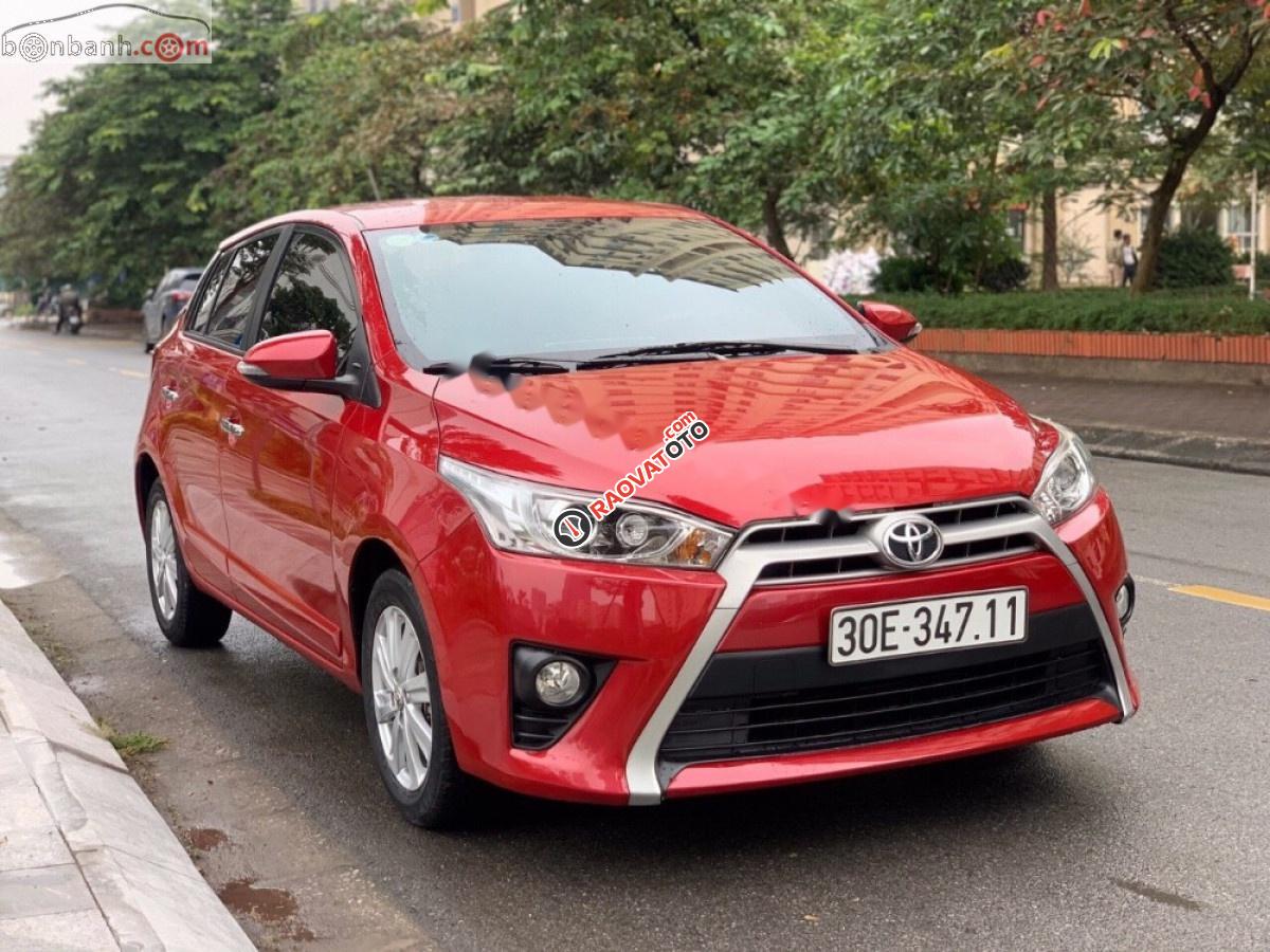 Bán Toyota Yaris 1.3G năm 2016, màu đỏ, nhập khẩu  -1