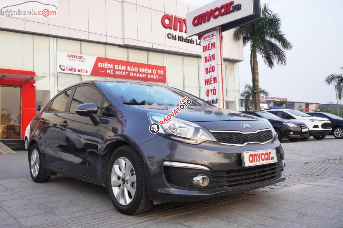 Cần bán lại xe Kia Rio 1.4 AT năm 2016, màu xám, nhập khẩu nguyên chiếc chính chủ-8