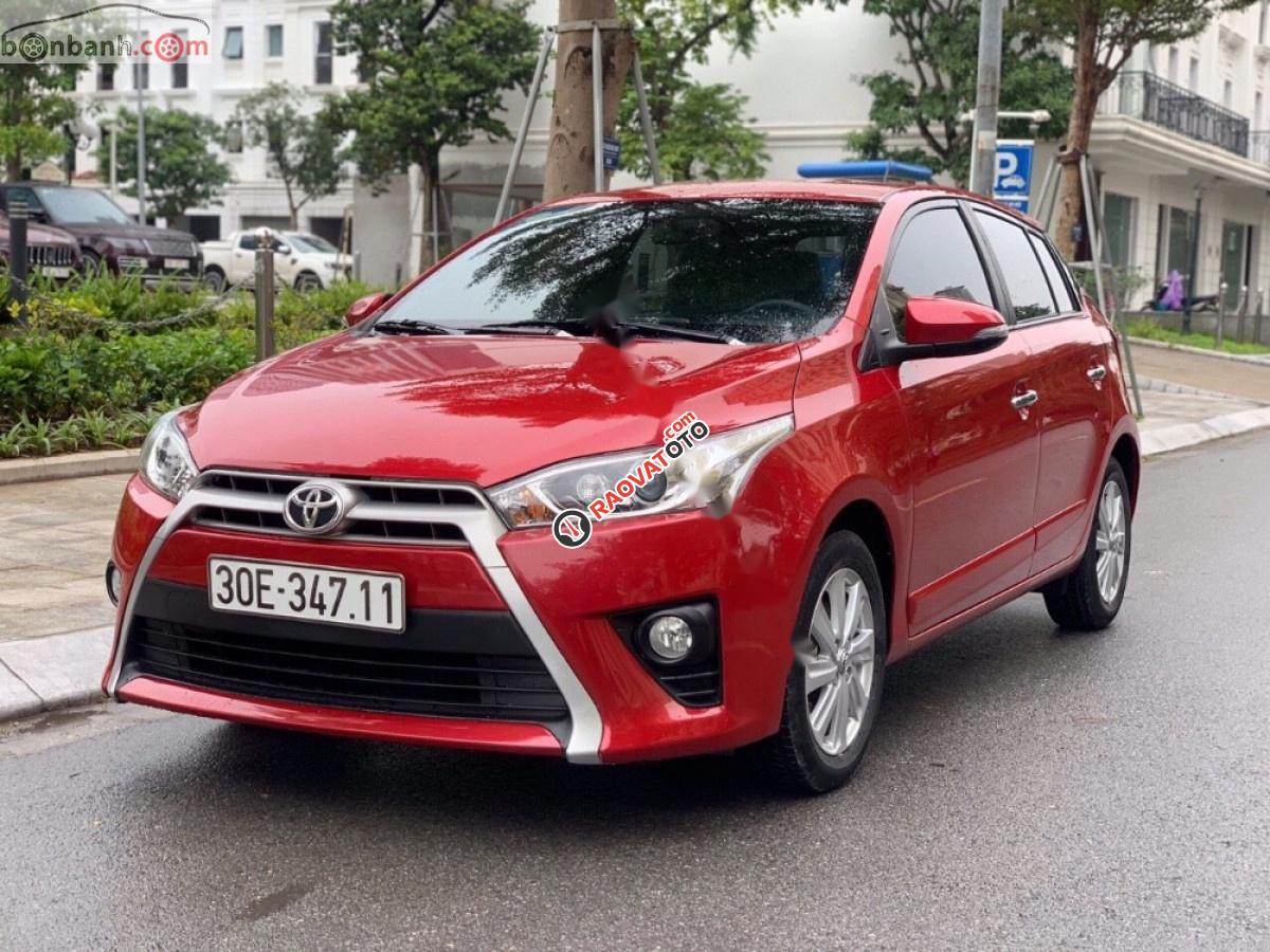 Bán Toyota Yaris 1.3G năm 2016, màu đỏ, nhập khẩu  -4