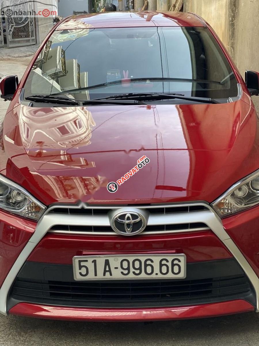 Cần bán gấp Toyota Yaris 2014, màu đỏ, xe nhập chính hãng-0