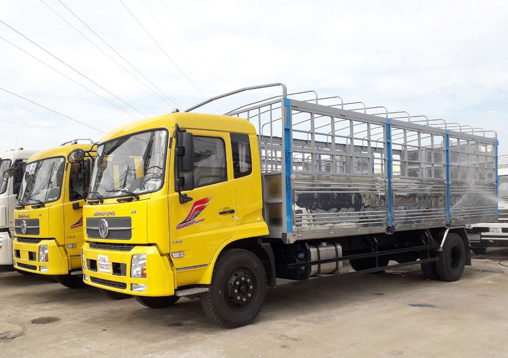 Bán xe tải Dongfeng 2018, màu vàng, nhập khẩu nguyên chiếc-2