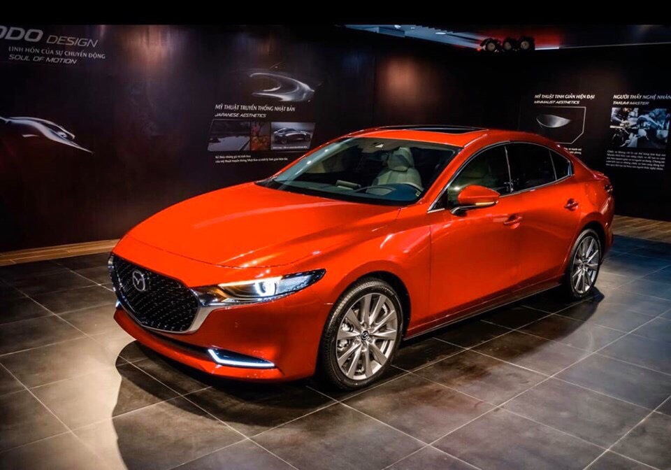 Bán xe Mazda 3 Deluxe đời 2019, màu đỏ-4