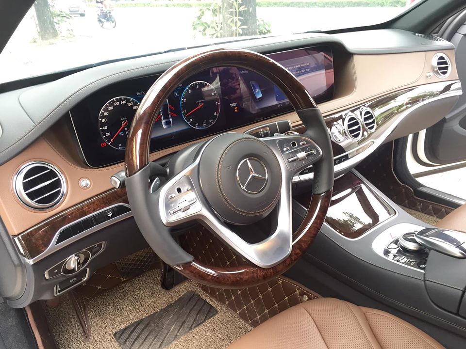 Bán Mercedes-Benz S450L 2019 trắng, nội thất nâu- tên công ty xuất hóa đơn cao (4.2 Tỷ)-4