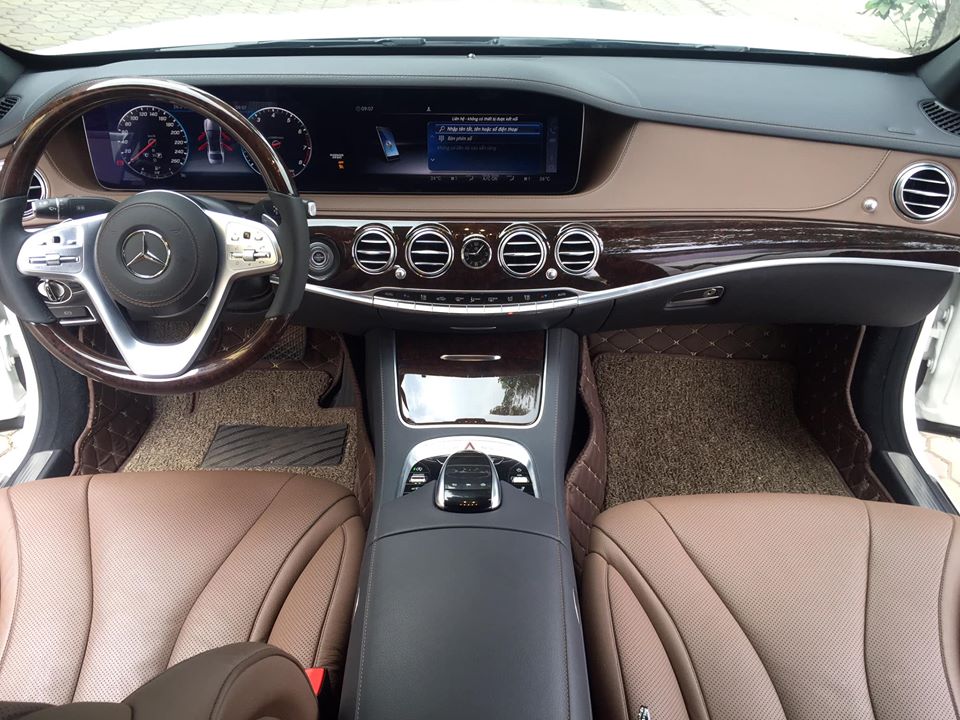 Bán Mercedes-Benz S450L 2019 trắng, nội thất nâu- tên công ty xuất hóa đơn cao (4.2 Tỷ)-6