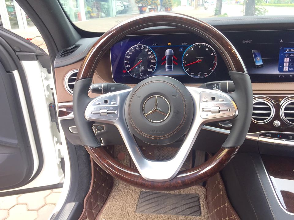 Bán Mercedes-Benz S450L 2019 trắng, nội thất nâu- tên công ty xuất hóa đơn cao (4.2 Tỷ)-7