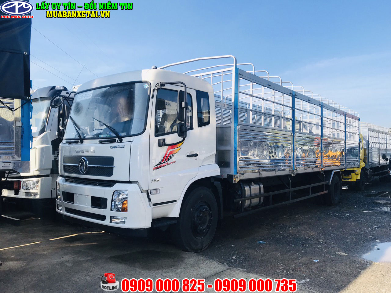 Xe tải Dongfeng 8 tấn B180 thùng dài 9m7 — Mới nhất — Dongfeng Hoàng Huy B180-0