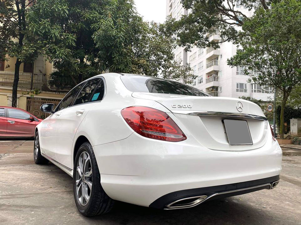 Mercedes C200 sản xuất 2018 màu trắng, nội thất kem đăng ký lần đầu cuối 2018, hộp số 9 cấp-5