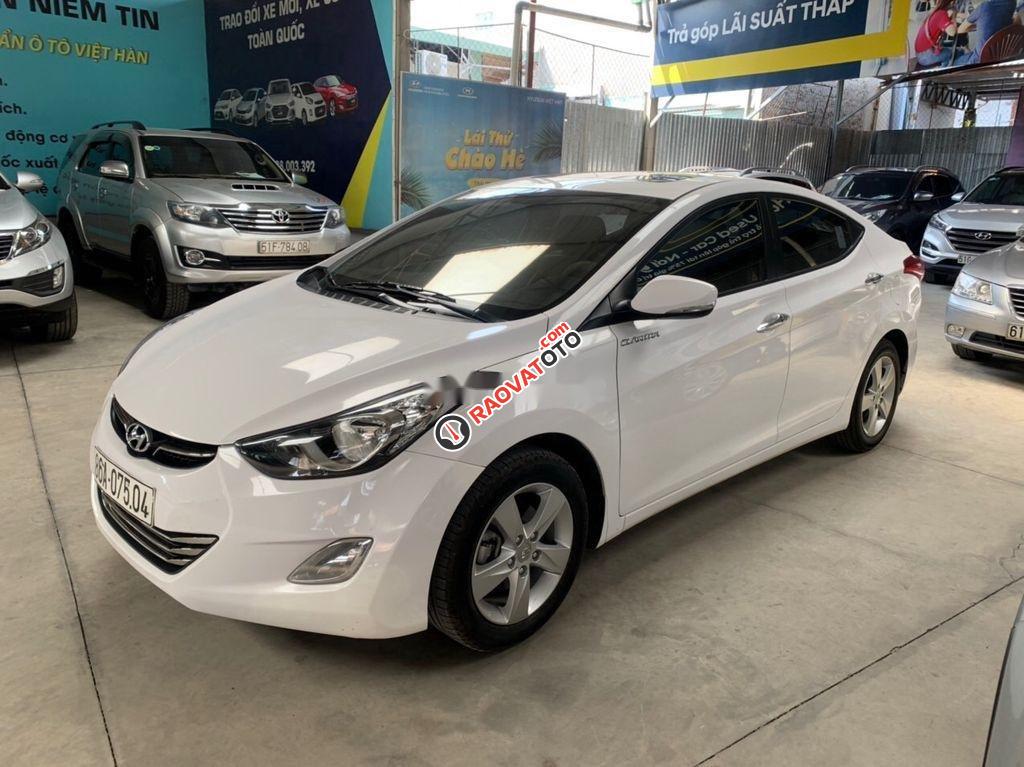 Bán Hyundai Elantra 1.8AT đời 2013, màu trắng, nhập khẩu nguyên chiếc, giá 446tr-7