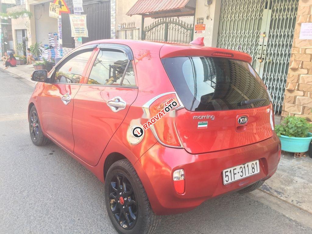 Cần bán xe Kia Morning AT năm 2014, màu đỏ-4