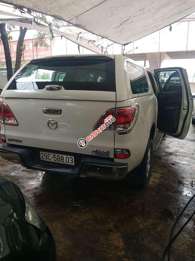 Bán Mazda BT 50 MT đời 2015, màu trắng, giá 448tr-5