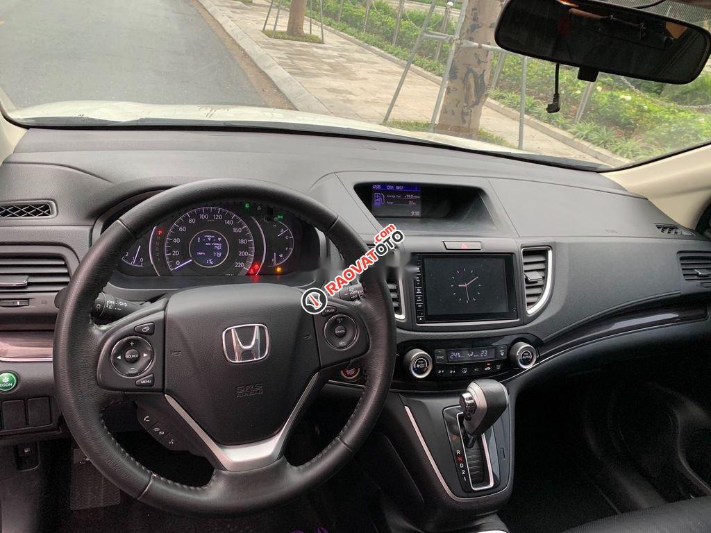Bán Honda CR V 2.4 đời 2015, màu trắng-0