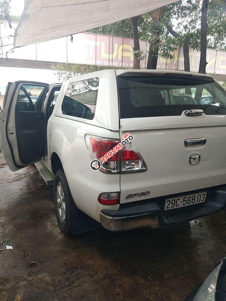 Bán Mazda BT 50 MT đời 2015, màu trắng, giá 448tr-3