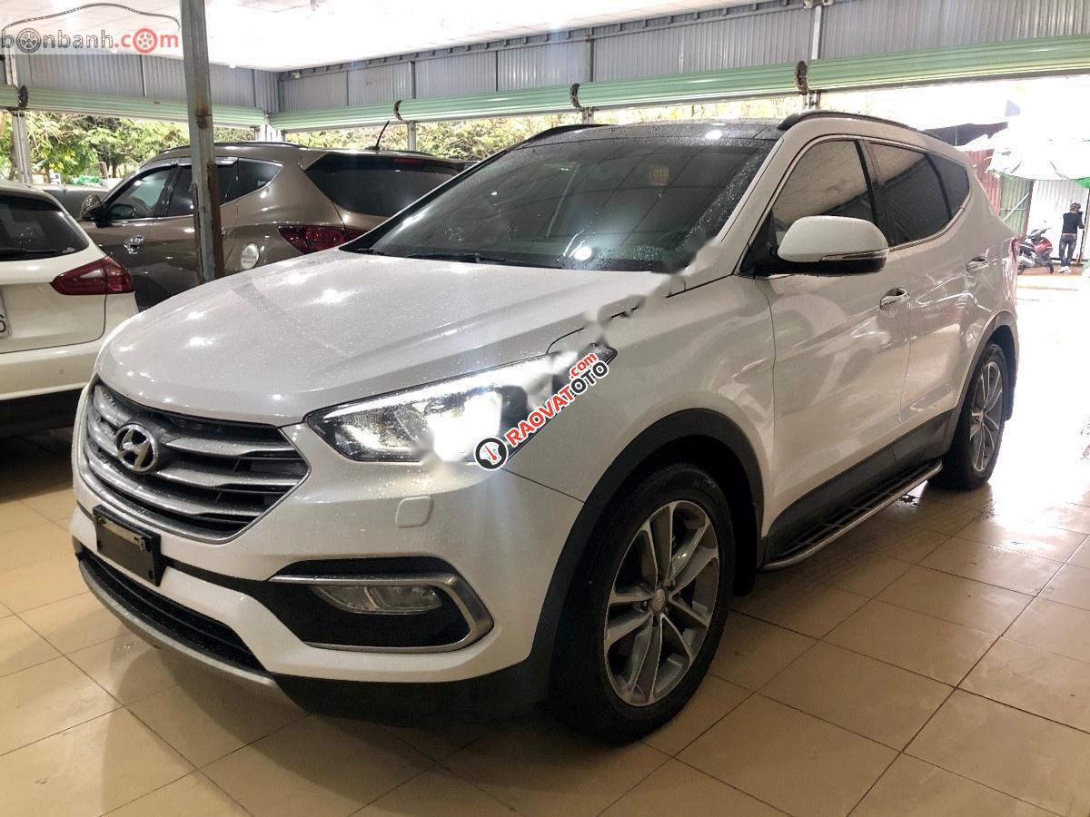 Bán Hyundai Santa Fe 2.2CRDi 2016, màu trắng-8