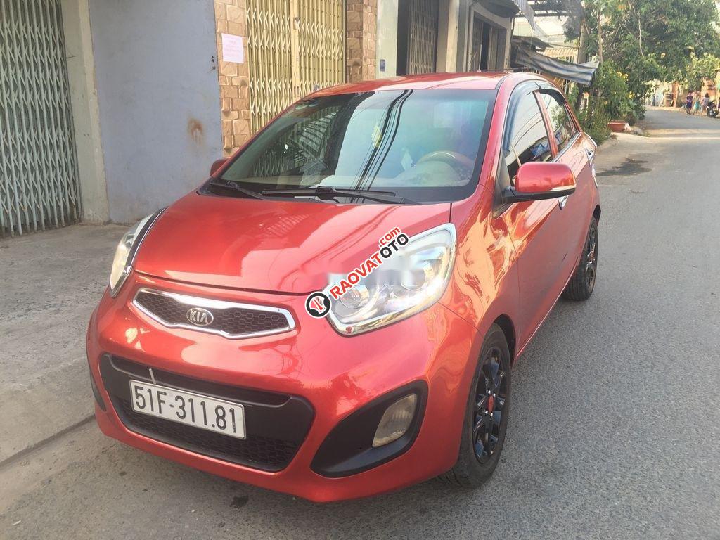 Cần bán xe Kia Morning AT năm 2014, màu đỏ-1