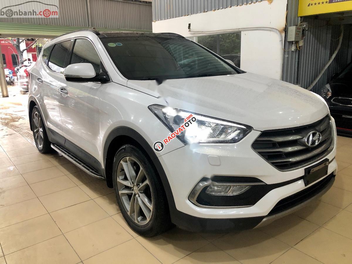 Bán Hyundai Santa Fe 2.2CRDi 2016, màu trắng-9