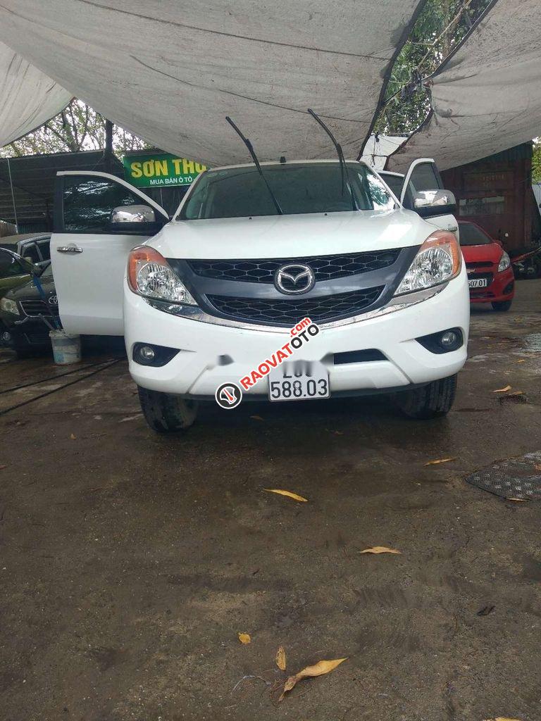 Bán Mazda BT 50 MT đời 2015, màu trắng, giá 448tr-2