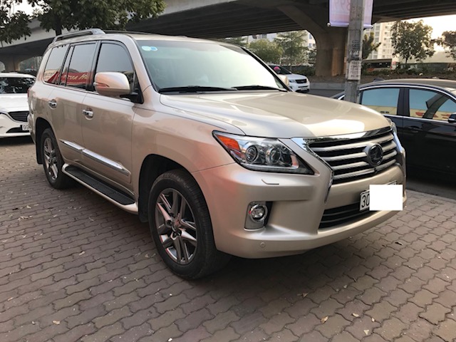 Bán Lexus LX570 xuất Mỹ, màu vàng cát, sản xuất 2014, đăng ký 2016, lăn bánh 39.000 dặm-2