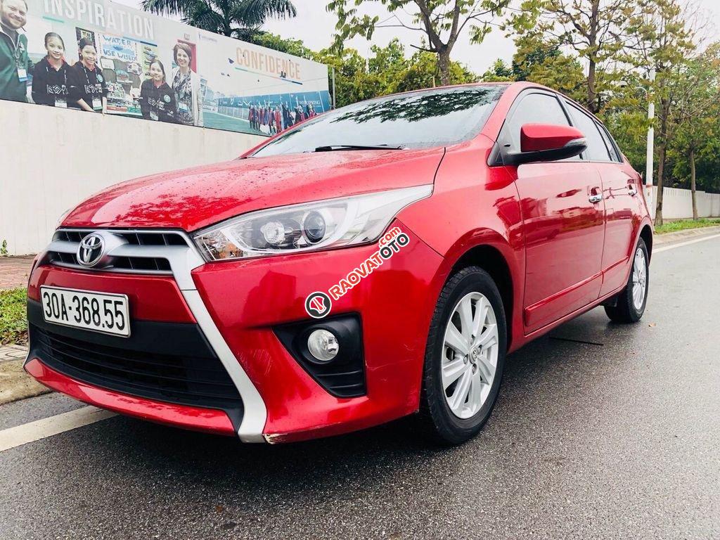 Cần bán xe Toyota Yaris G 2014, màu đỏ, nhập khẩu nguyên chiếc số tự động, giá 505tr-0