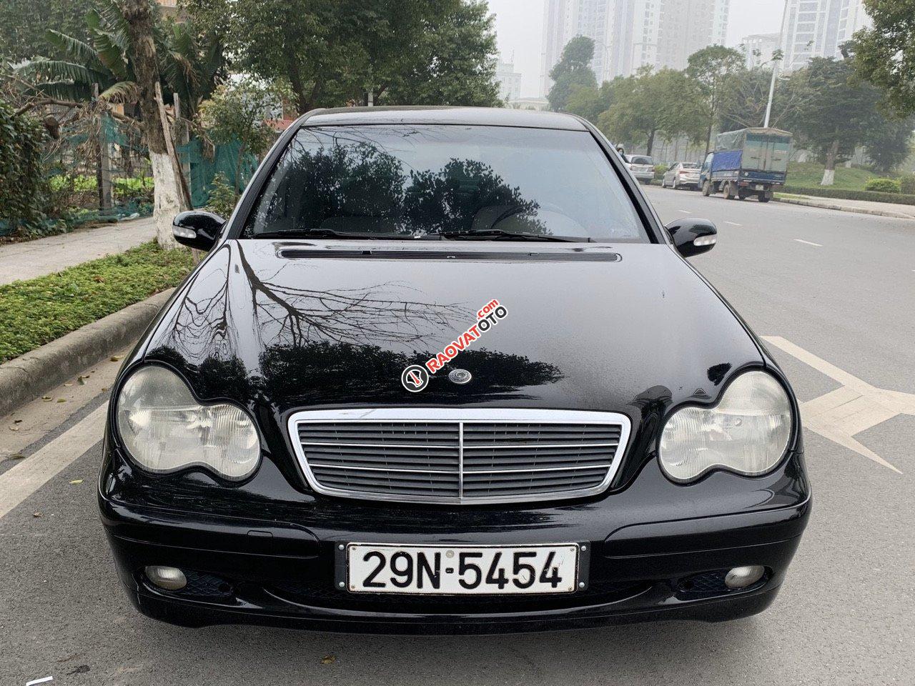Cần bán xe Mercedes C180 AT sản xuất 2001, màu đen, nhập khẩu-6
