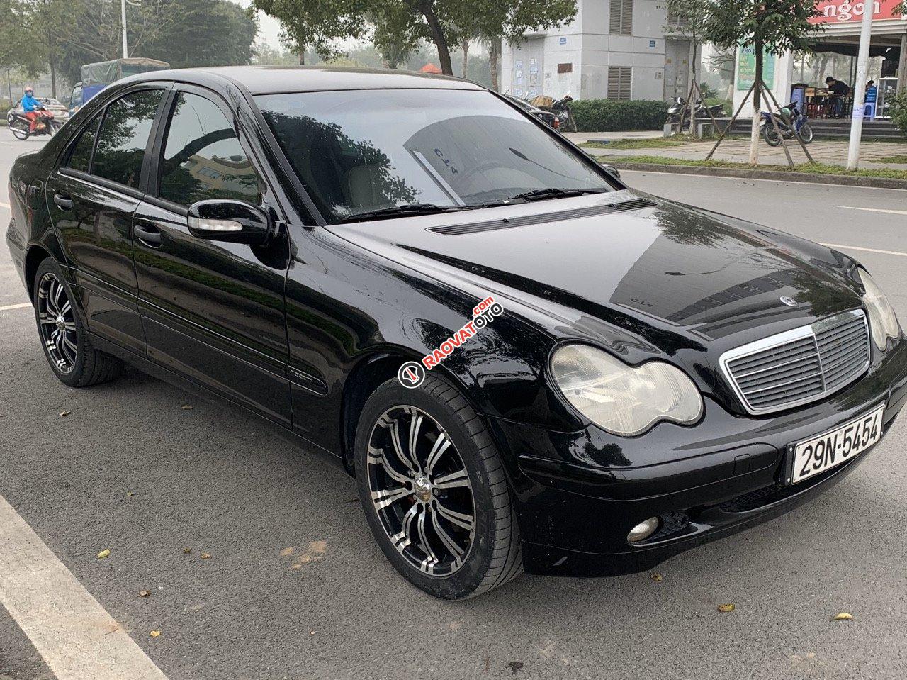 Cần bán xe Mercedes C180 AT sản xuất 2001, màu đen, nhập khẩu-0