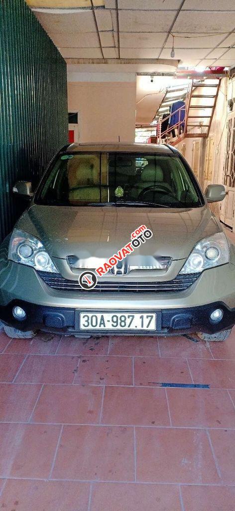 Cần bán xe Honda CR V năm sản xuất 2008, màu vàng, nhập khẩu  -1
