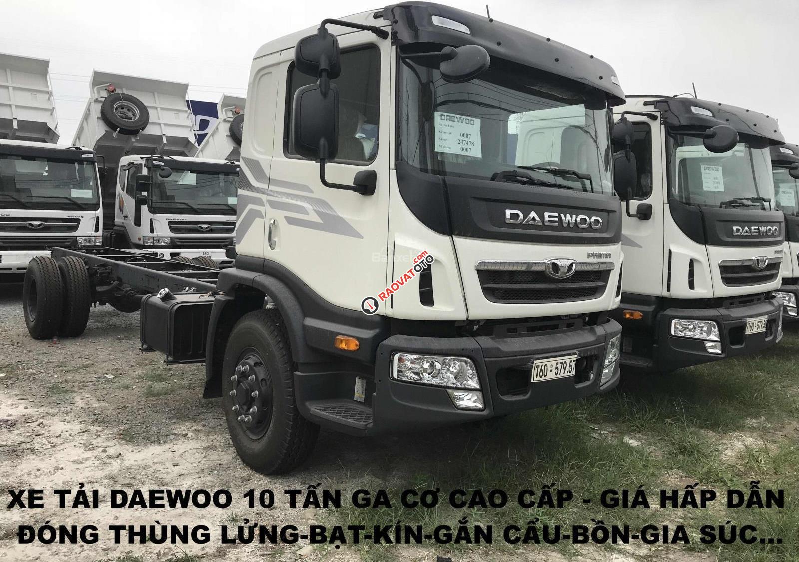 Xe tải Daewoo: Tải trọng 10 tấn đời 2018, màu trắng, bán giá tốt-3