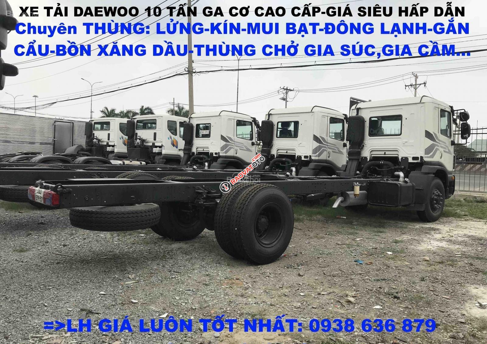 Xe tải Daewoo: Tải trọng 10 tấn đời 2018, màu trắng, bán giá tốt-4