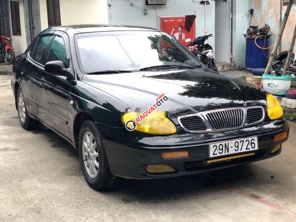 Cần bán gấp Daewoo Leganza đời 2002, màu đen, giá tốt-1