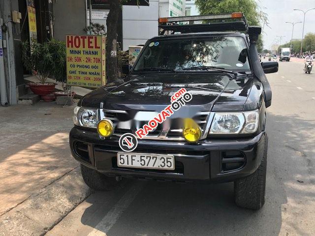 Bán Nissan Patrol đời 2002, màu đen, nhập khẩu-4