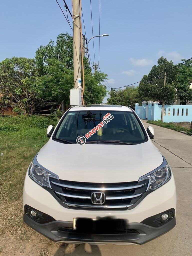 Cần bán lại xe Honda CR V đời 2014, màu trắng xe gia đình-0