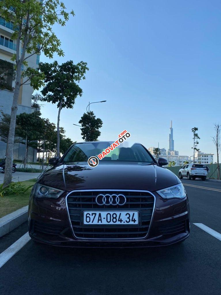 Bán Audi A3 năm sản xuất 2014, màu đỏ, xe nhập, giá tốt-0