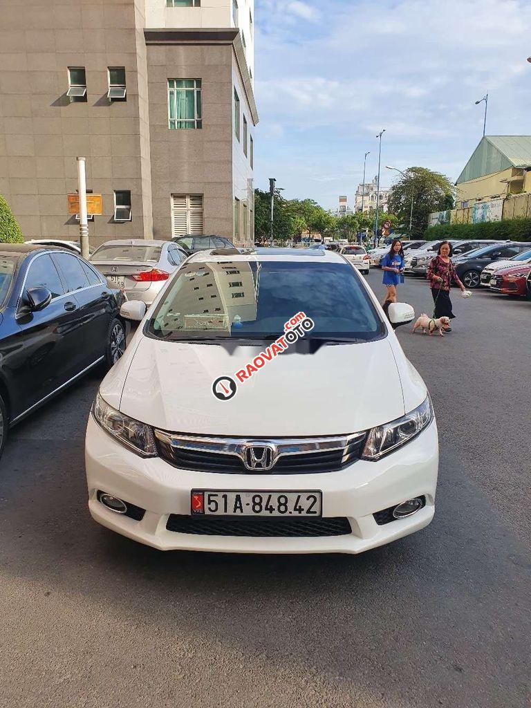 Bán Honda Civic 2.0AT năm 2014, màu trắng chính chủ, giá tốt-2