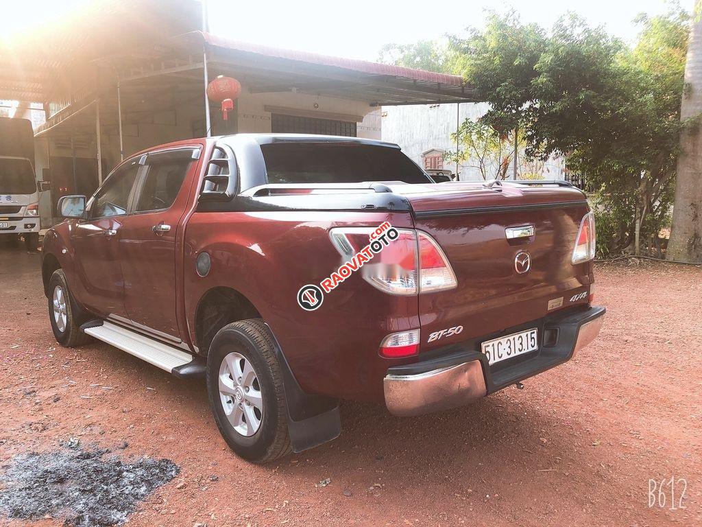 Cần bán gấp Mazda BT 50 đời 2013, màu đỏ, giá tốt-3