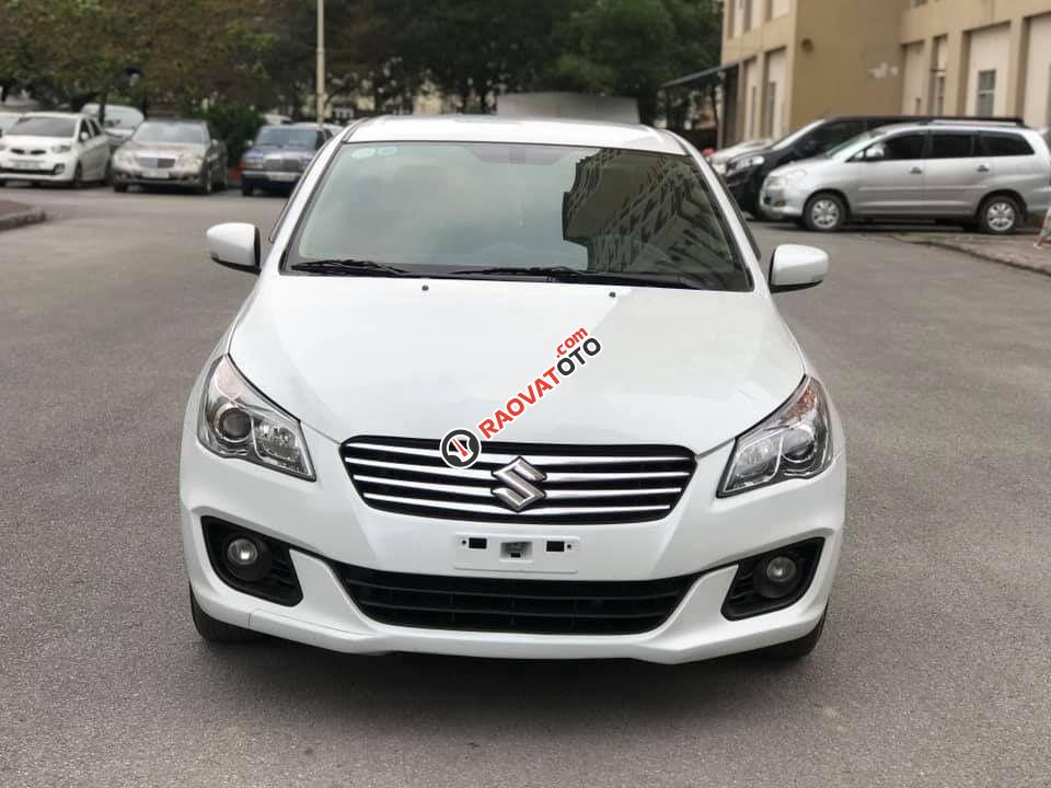 Cần bán Suzuki Ciaz 1.4AT sản xuất năm 2017, màu trắng, xe nhập-0