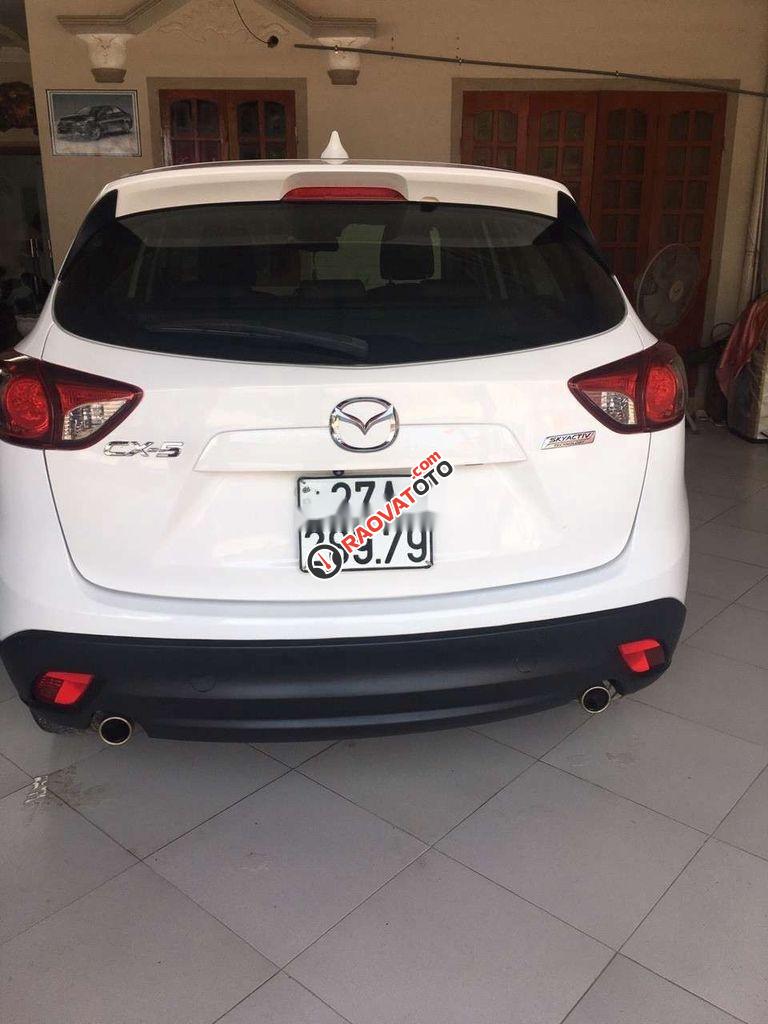 Bán Mazda CX 5 năm sản xuất 2014, màu trắng, giá tốt-3