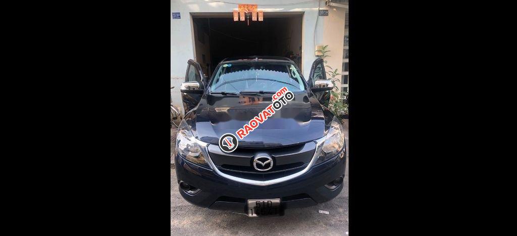 Cần bán lại xe Mazda BT 50 đời 2017, màu đen, 528 triệu-0