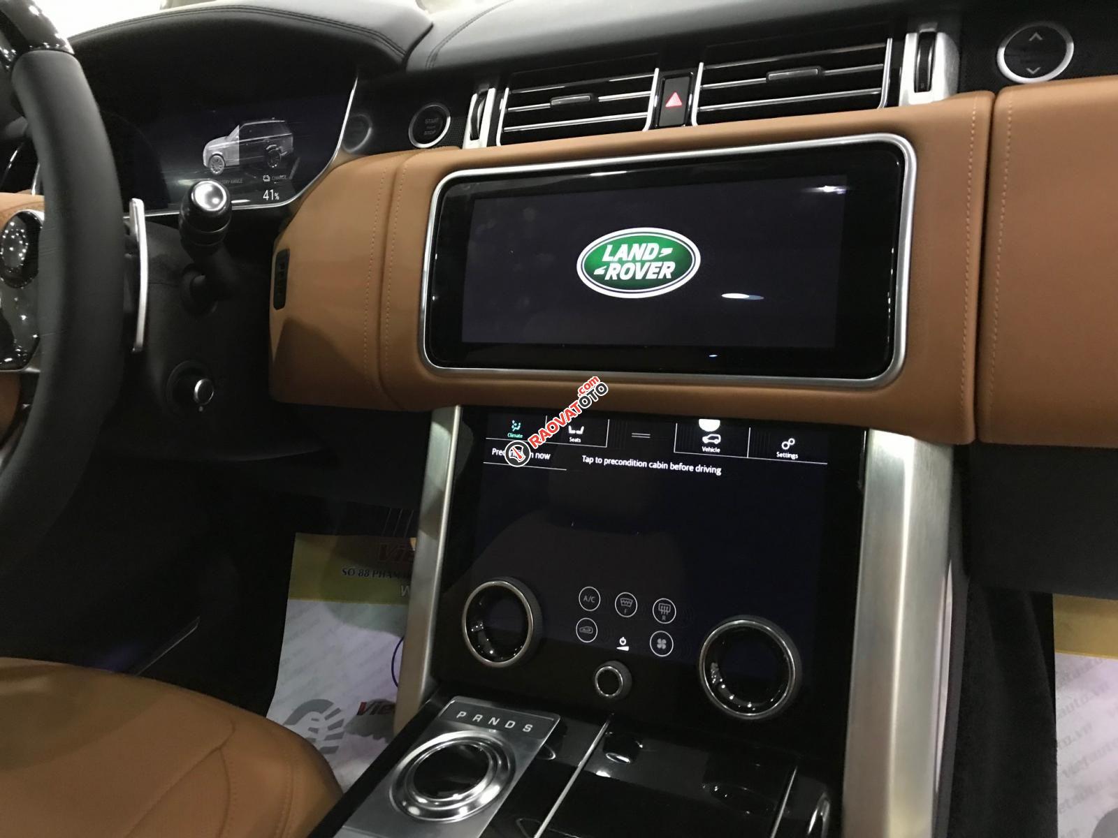 Bán lại chiếc LandRover Range Rover Autobiography LWB P400E, sản xuất 2019, màu đen, xe nhập-0