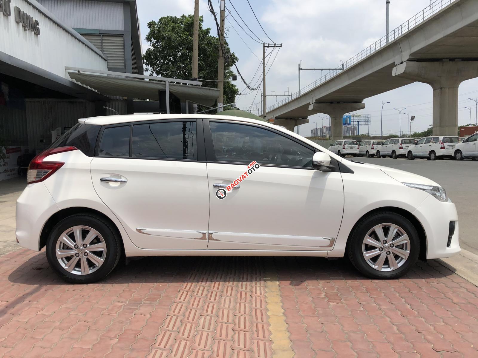 Bán Toyota Yaris G sản xuất 2016, màu trắng, nhập khẩu nguyên chiếc, giá tốt-8